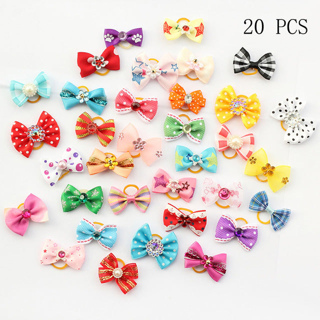 Hair Flower Bows For Dogs