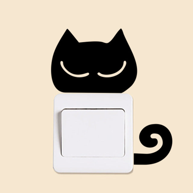 High-Quality Cat Switch Panel Stickers
