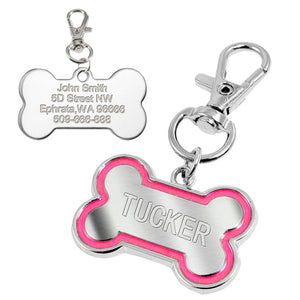 Custom Pets ID Name Tags for Dog or Cat