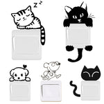 High-Quality Cat Switch Panel Stickers
