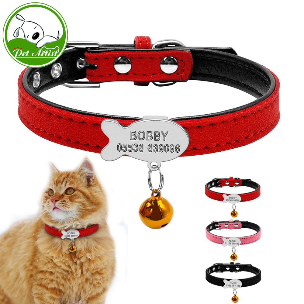 Customized Soft Padded Cat ID Tag