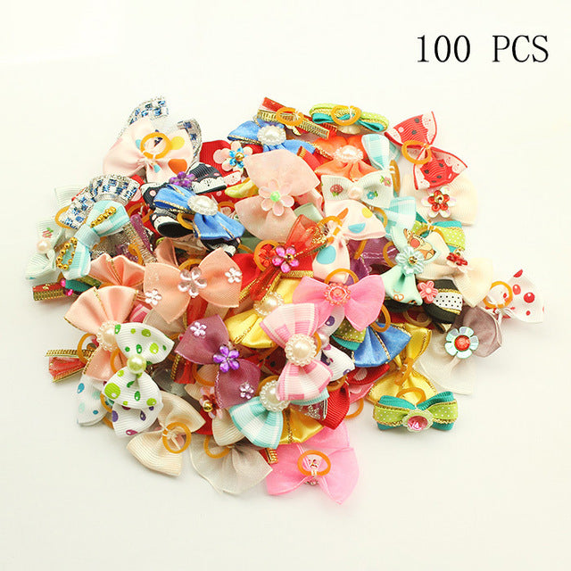 Hair Flower Bows For Dogs