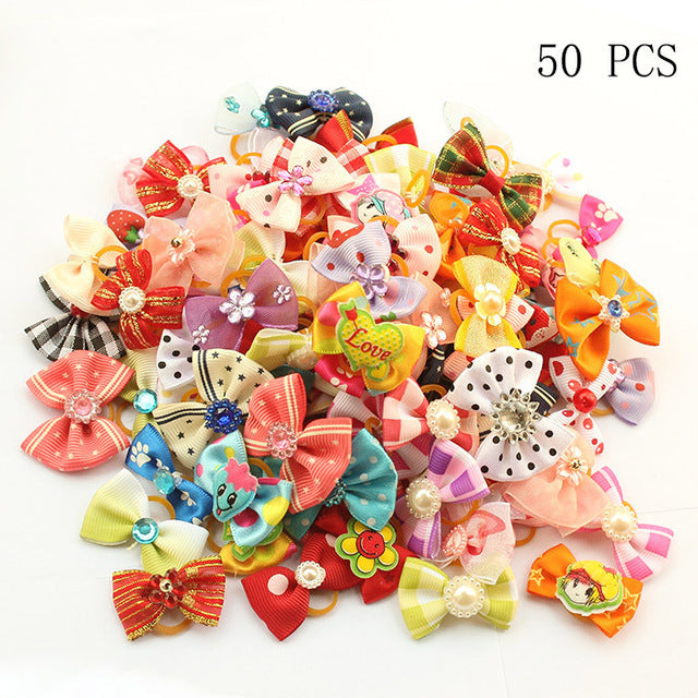Hair Flower Bows For Dogs