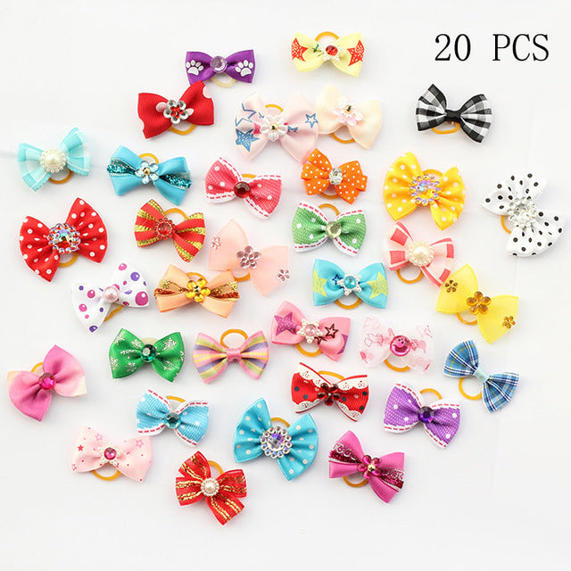Hair Flower Bows For Dogs