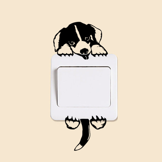High-Quality Cat Switch Panel Stickers