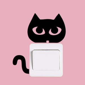 High-Quality Cat Switch Panel Stickers
