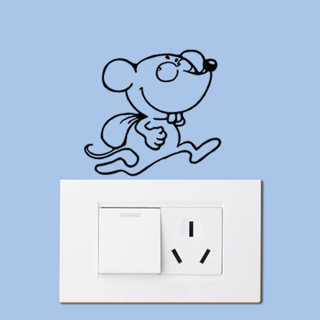 High-Quality Cat Switch Panel Stickers