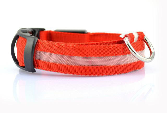 Dog Collar LED Light Night Safety