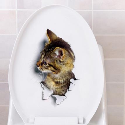 3D Cats Wall Sticker
