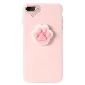 Cat Squishy Phone Case For iPhone Series