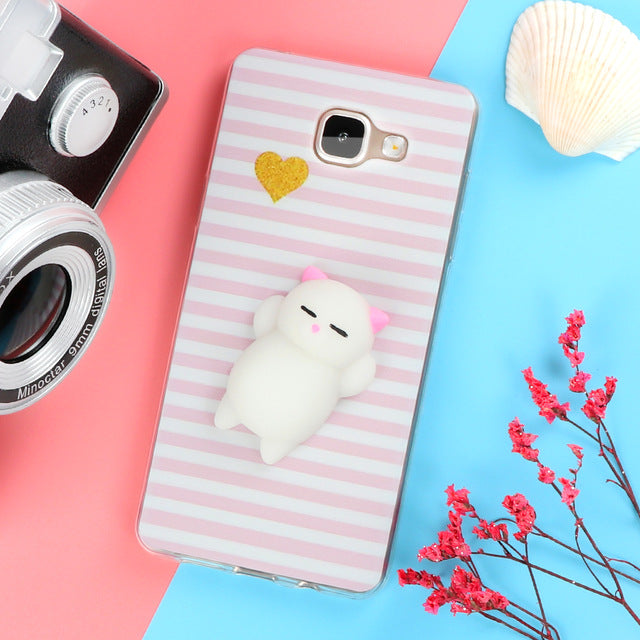 Cat Squishy Phone Case for Samsung Series