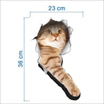 Cats 3D Toilet Stickers